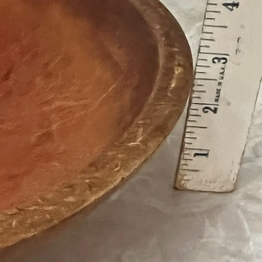 Primitive Hand Turned Wooden Bowl 10